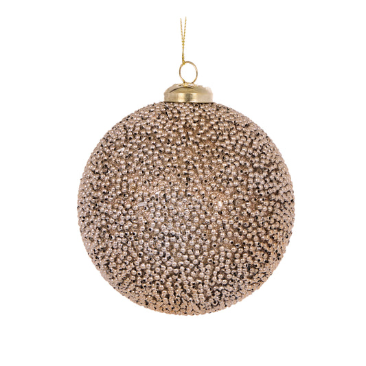 10 Cm Champagne Caviar Bauble