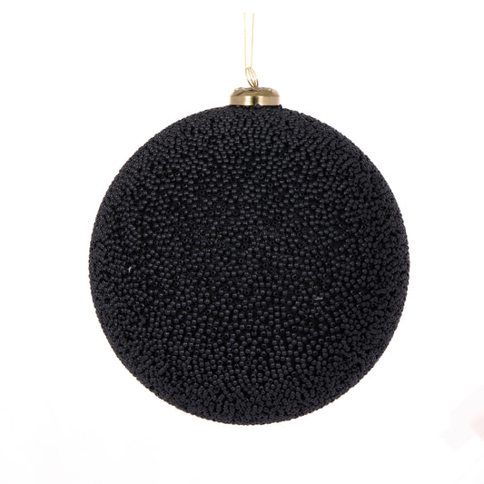 15 Cm Black Caviar Bauble