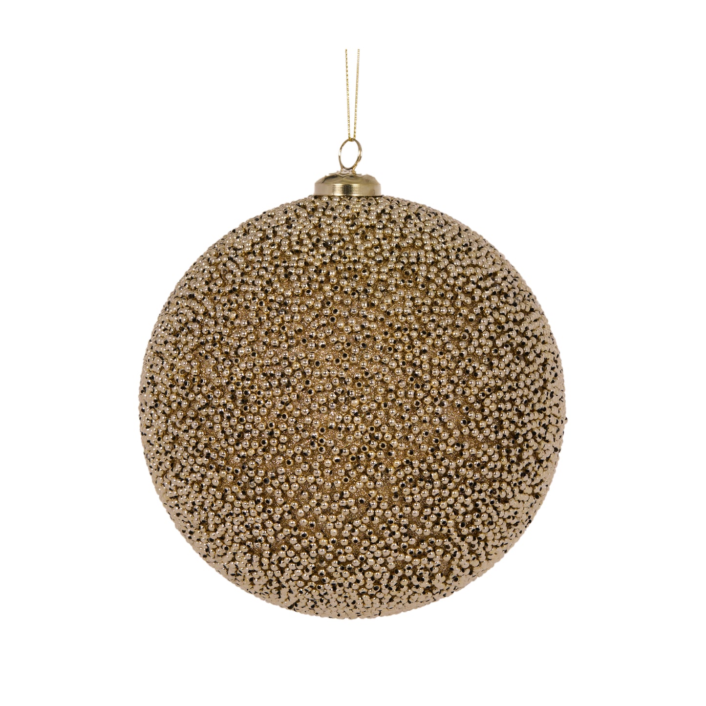 15 Cm Gold Caviar Bauble