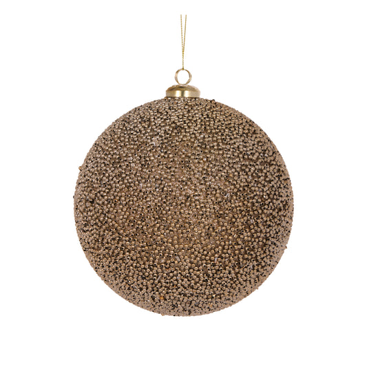 15 Cm Champagne Caviar Bauble