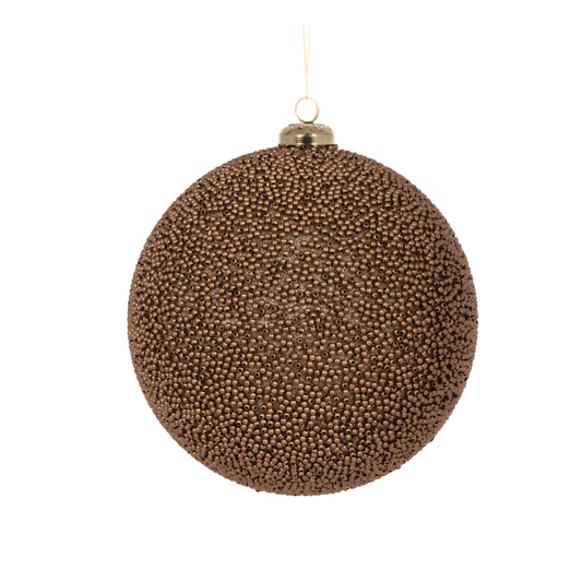 15 Cm Copper Caviar Bauble