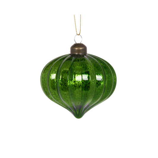 Antique Green Onion Bauble