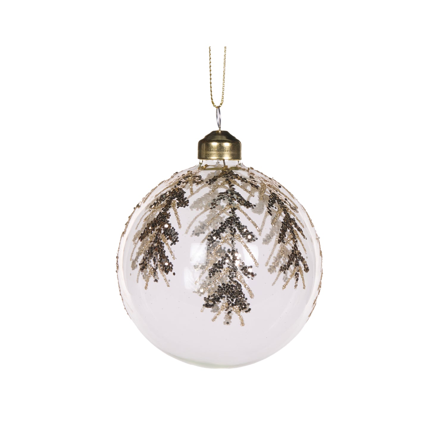 Champagne Fine Foliage Bauble