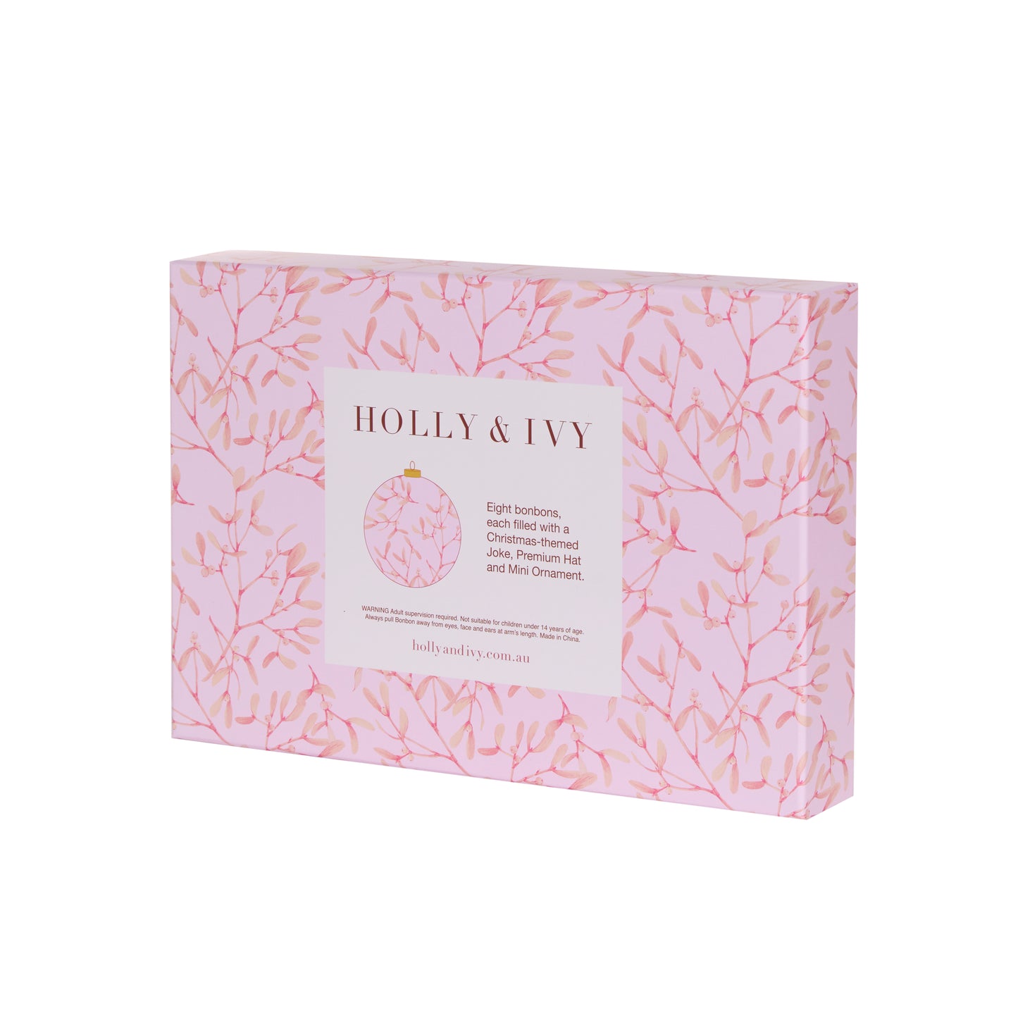 Pink Mistletoe Bon Bons 8 Pk