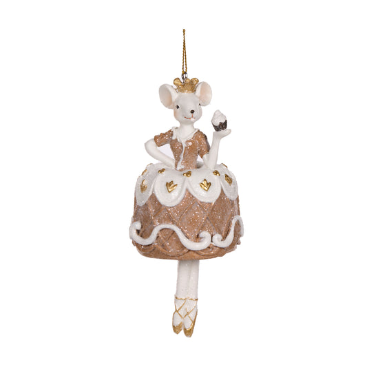 Gingerbread Mouse With Cupcake Hanging