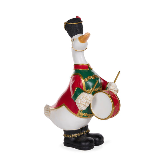 Regal Drumming Duck