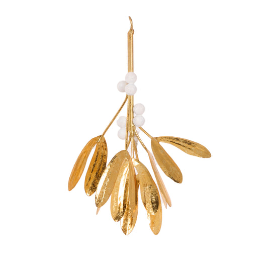 Metallic Gold Mistletoe Bunch