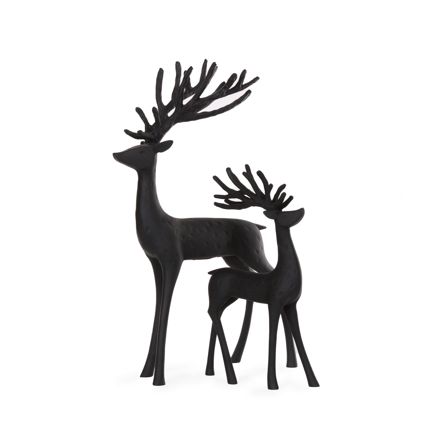 31.5 Cm Minimal Black Reindeer