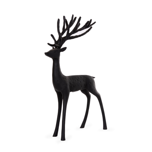 44.5 Cm Minimal Black Reindeer