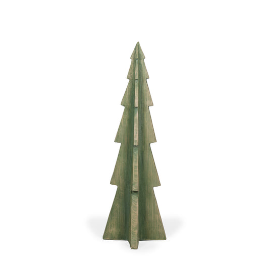 94 Cm Green Woodgrain Tree