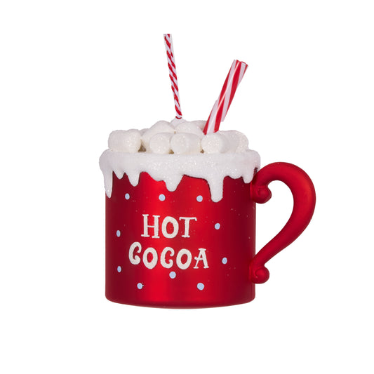 Glass Hot Cocoa Mug Hanging