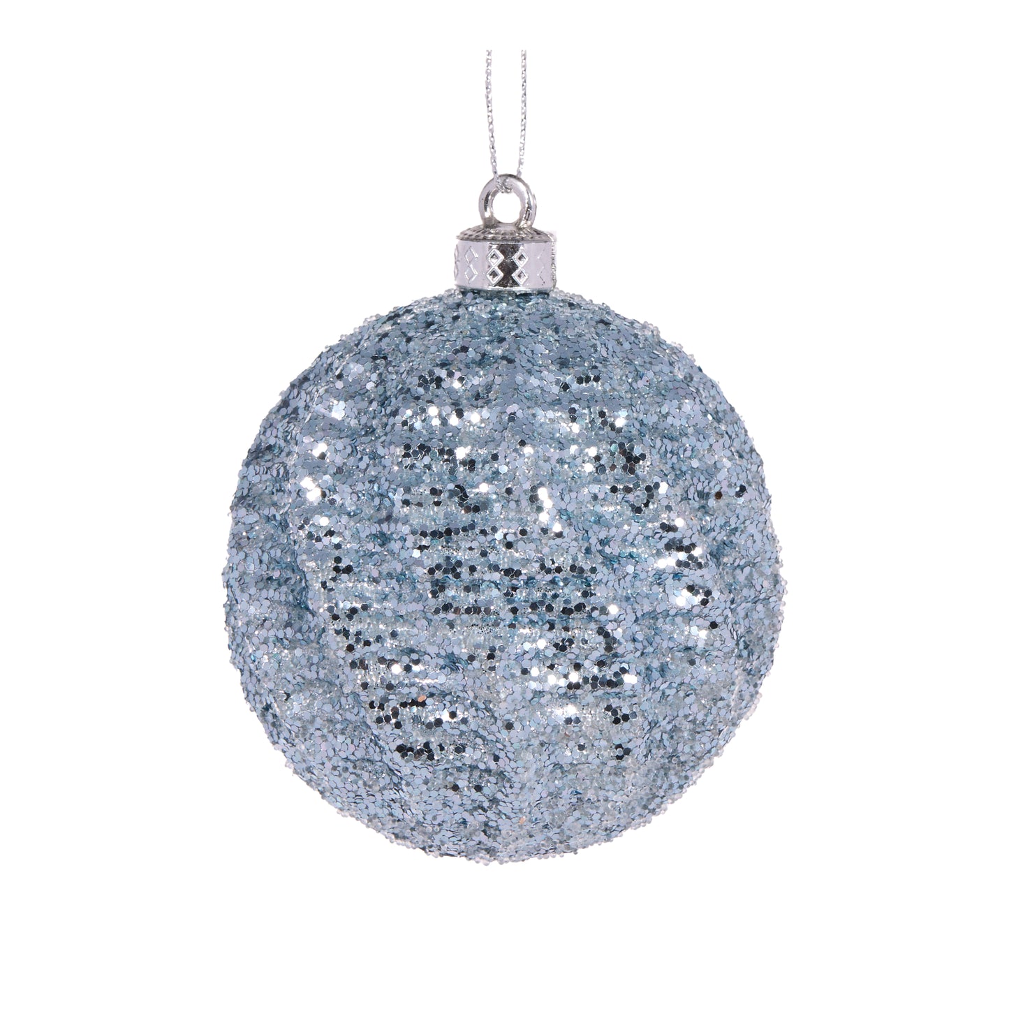 Light Blue Lantern Swirl Bauble