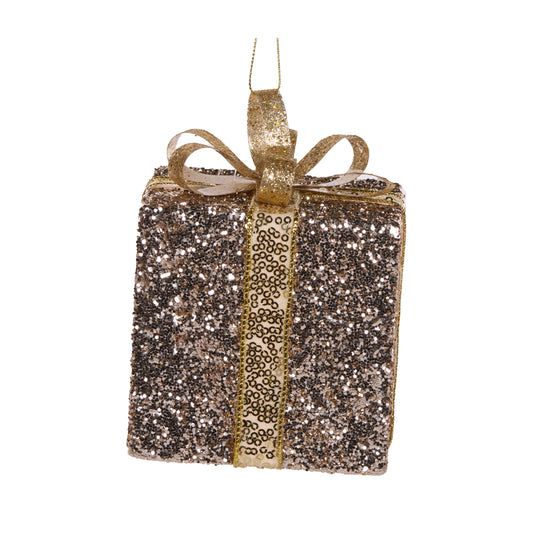 Medium Champagne Glitter Gift Box