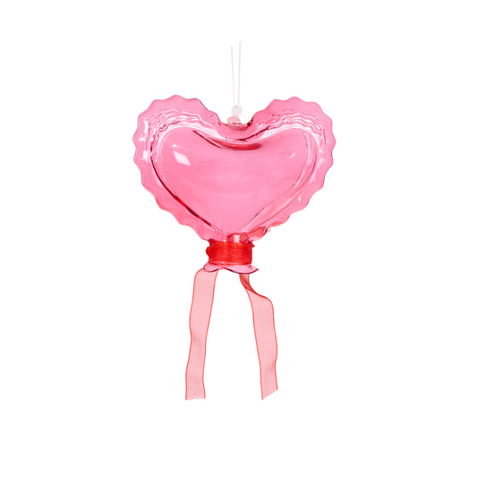 WATERMELON HEART BALLOON HANGING MED