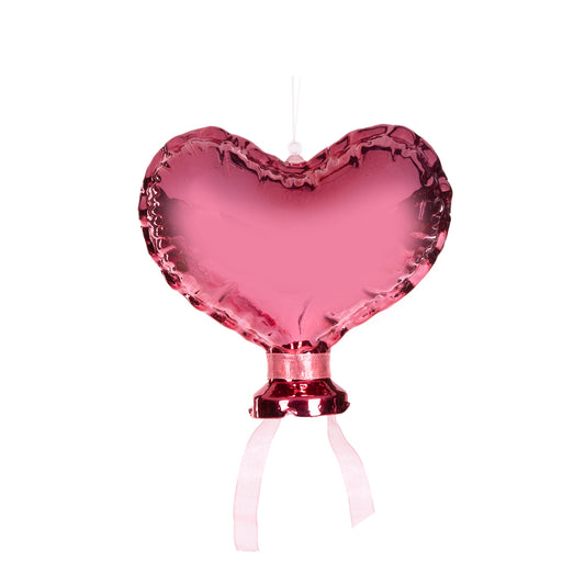 METALIC WATERMELON HEART BALLOON HANGING LARGE