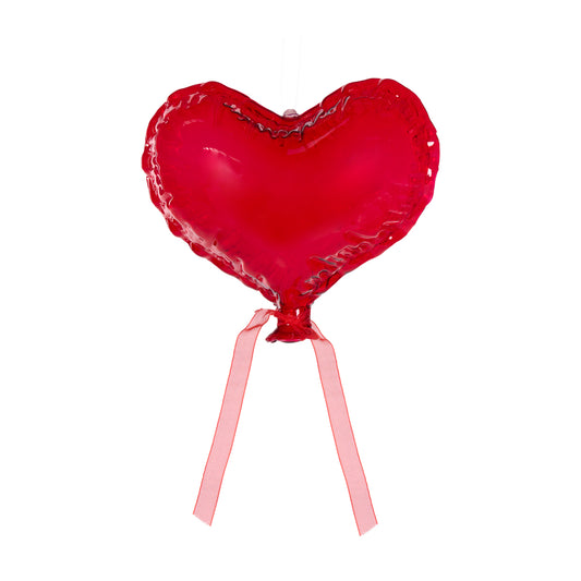 RED HEART BALLOON HANGING XL