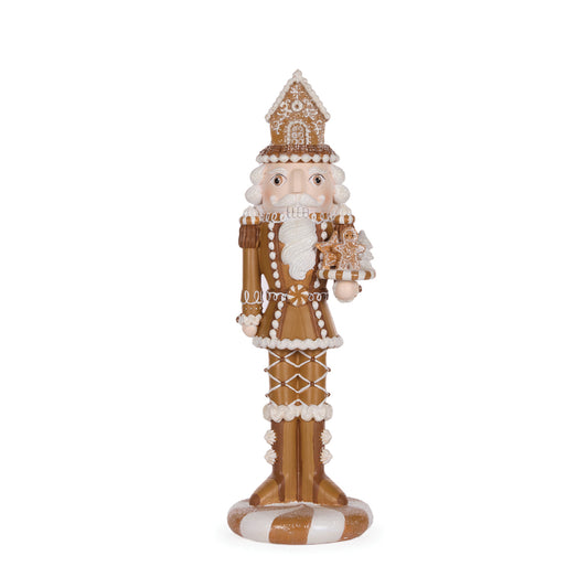 45 CM PIPED GINGERBREAD NUTCRACKER