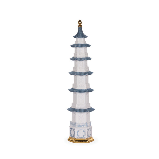 57 CM BLUE AND WHITE PAGODA