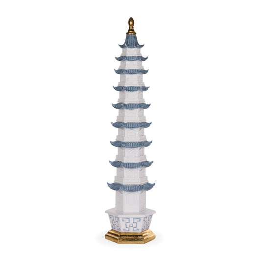 67 CM BLUE AND WHITE PAGODA