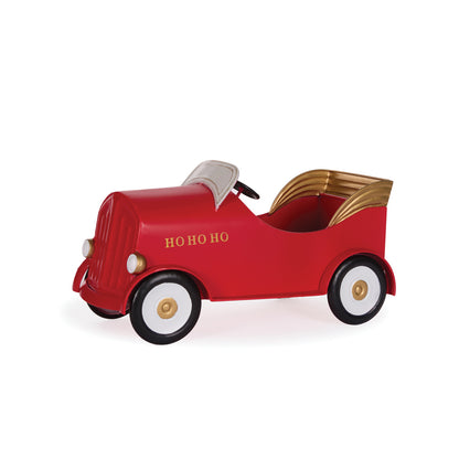 Red Vintage Santa Car