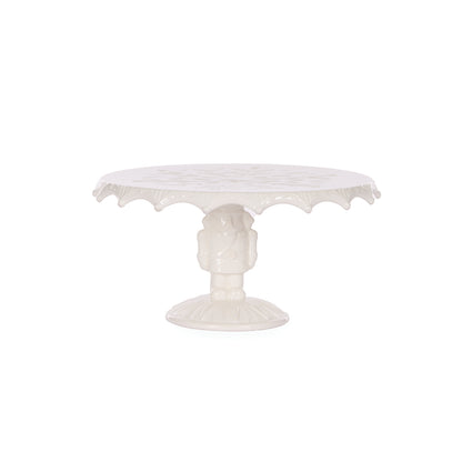 22 CM WHITE NUTCRACKER CAKE STAND