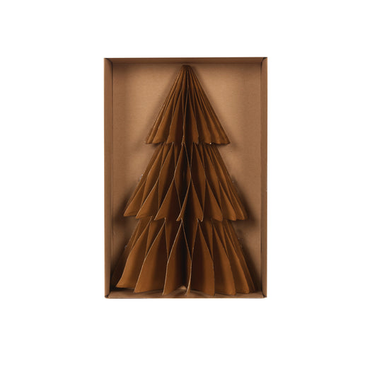TAN SHORT TABLE TOP PAPER TREE