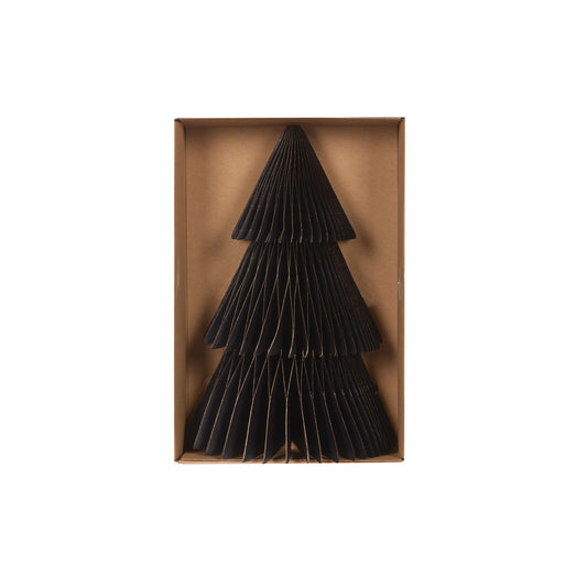 BLACK SHORT TABLE TOP PAPER TREE