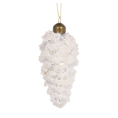 Frosted Pinecone Hanging