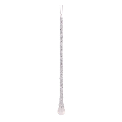 SILVER FROSTED DROP