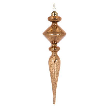 Chocolate Mercury Diamond Finial