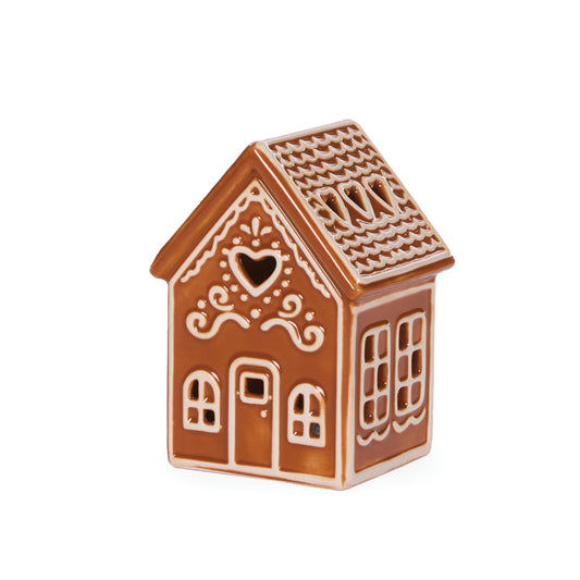 LED CERAMIC GINGERBREAD COTTAGE