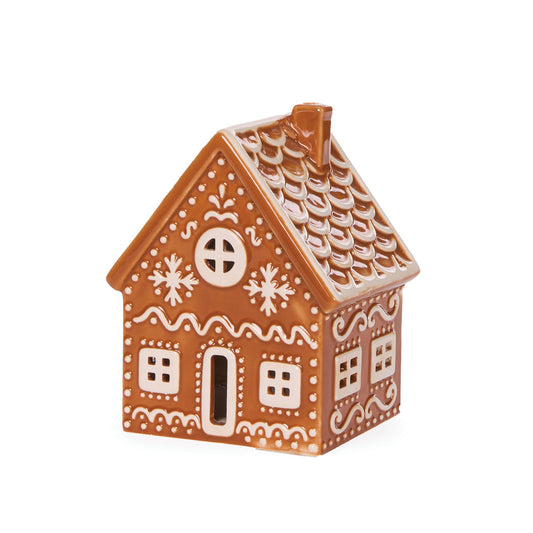 LED CERAMIC GINGERBREAD HOUSE