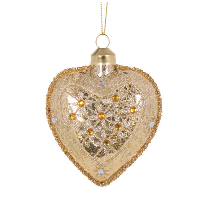 Gold Heart Ornament