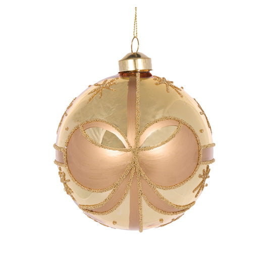 HIGH SHINE GOLD BOW BAUBLE