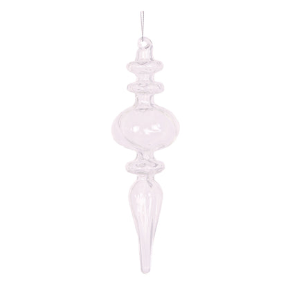 Clear Round Deco Finial