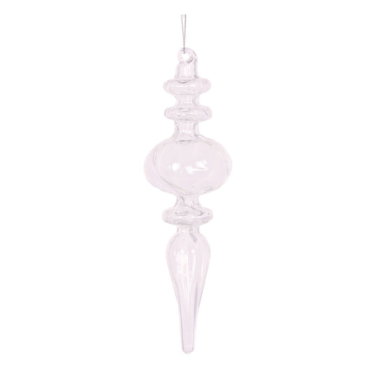 CLEAR ROUND DECO FINIAL