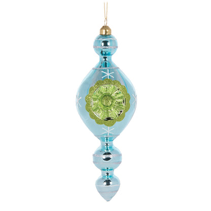 Retro Blue Vintage Finial
