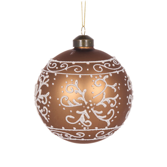 PIPED GINGERBREAD BAUBLE