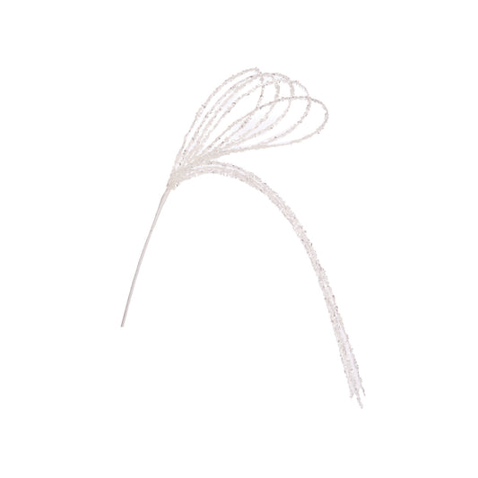 WHITE BEADED LOOP SPRAY