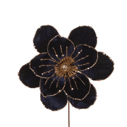 Medium Midnight Blue Velour Magnolia