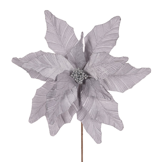 LUXE SILVER POINSETTIA
