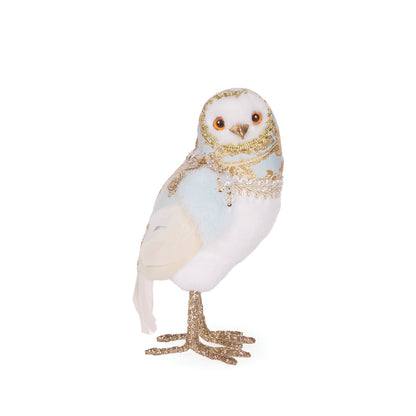 19cm Exquisite Blue Jacquard Owl