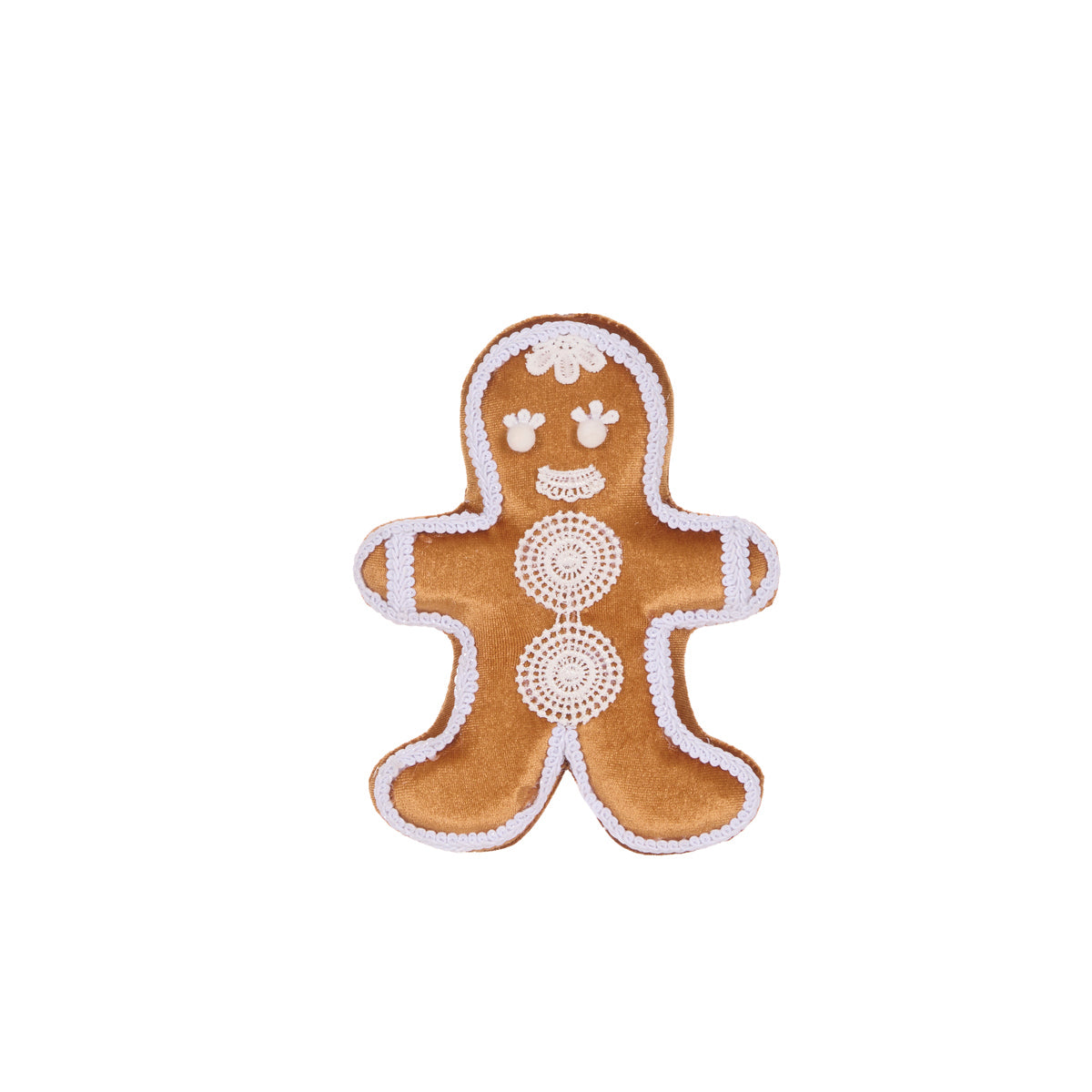 LACE GINGERBREAD MAN ORNAMENT
