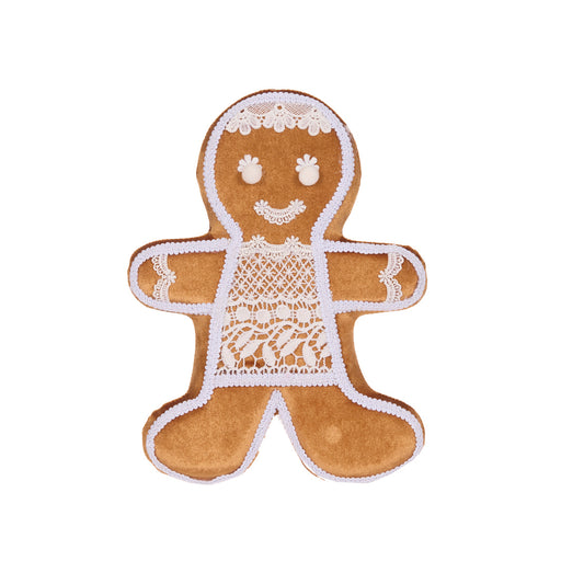 LACE GINGERBREAD GIRL ORNAMENT