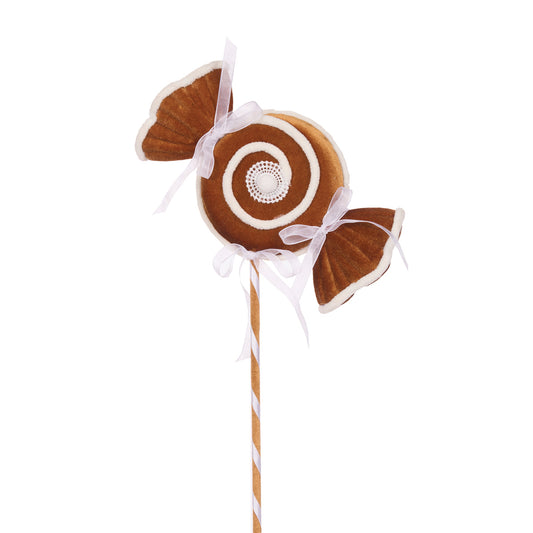 SMALL LACE GINGERBREAD LOLLY PICK