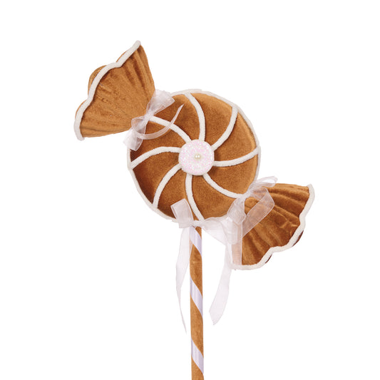 MEDIUM LACE GINGERBREAD LOLLY PICK