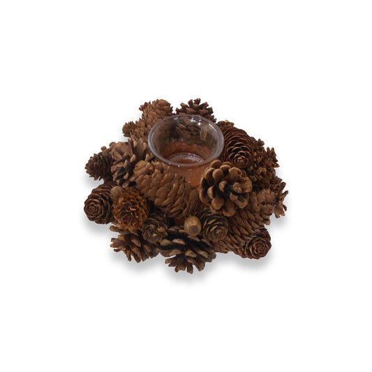 NATURAL PINECONE T/LIGHT