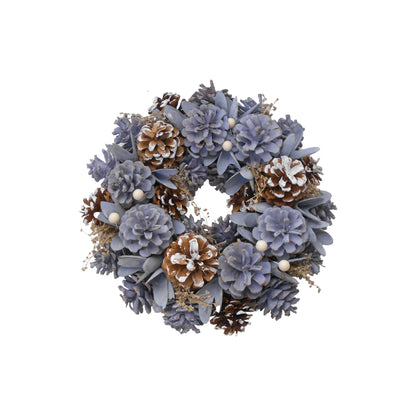 34cm December Frost Wreath