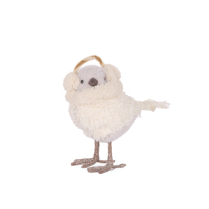 Winter Bird With Earmuffs