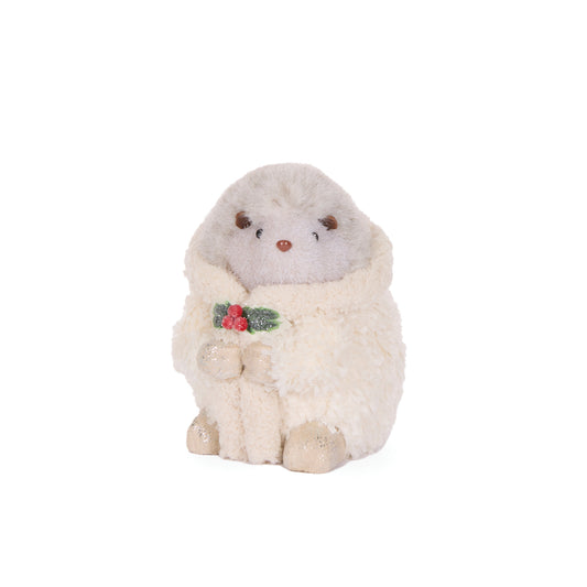 WINTER HEDGEHOG WITH HOLLY